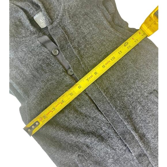 ARMANI EXCHANGE VEST HOODED MERINO WOOL SZ SMALL GRAY SOPHISTICATED VERSATILE - Picture 7 of 16